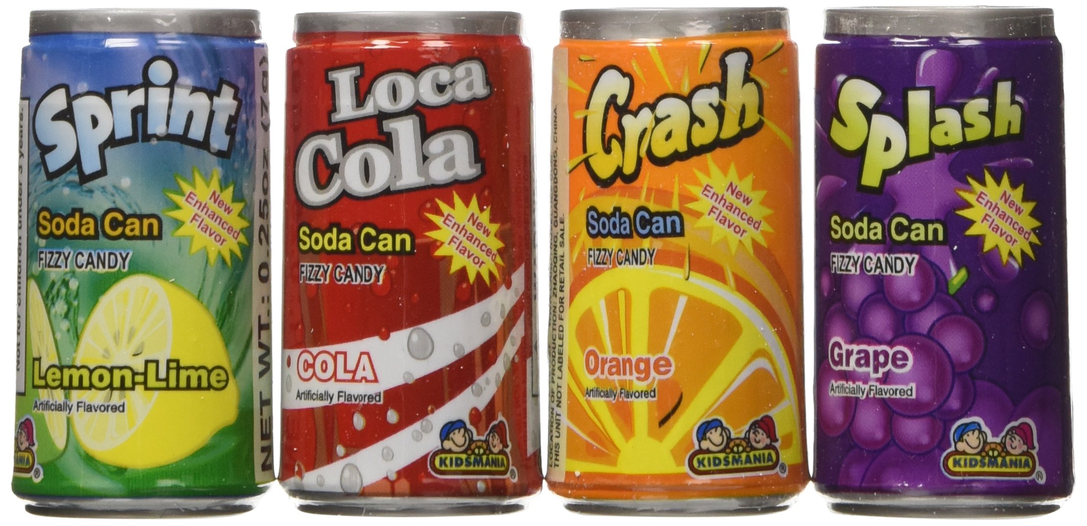 Amazon.com : Kidsmania Soda Can Fizz Candy Variety Pack: Sprint